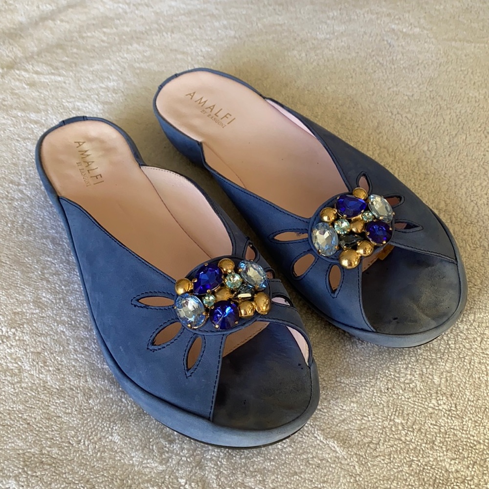 Amalfi Wedge Sandal, Size 8.5